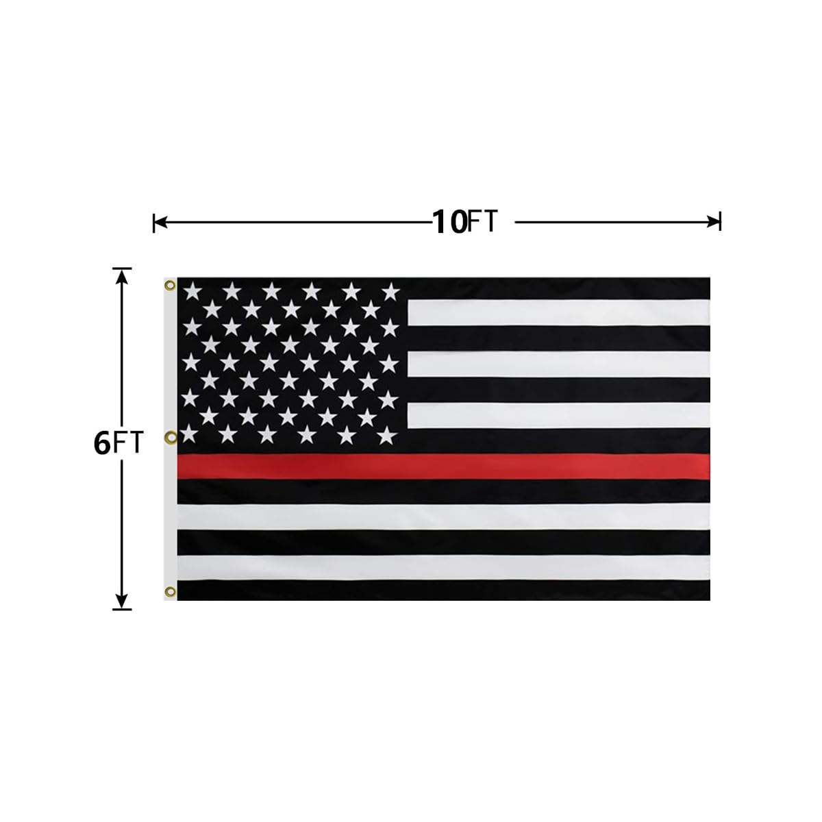 Anley Fly Breeze 3x5 Piedi Bandiera Dei Vigili Del Fuoco Degli - Foto 3