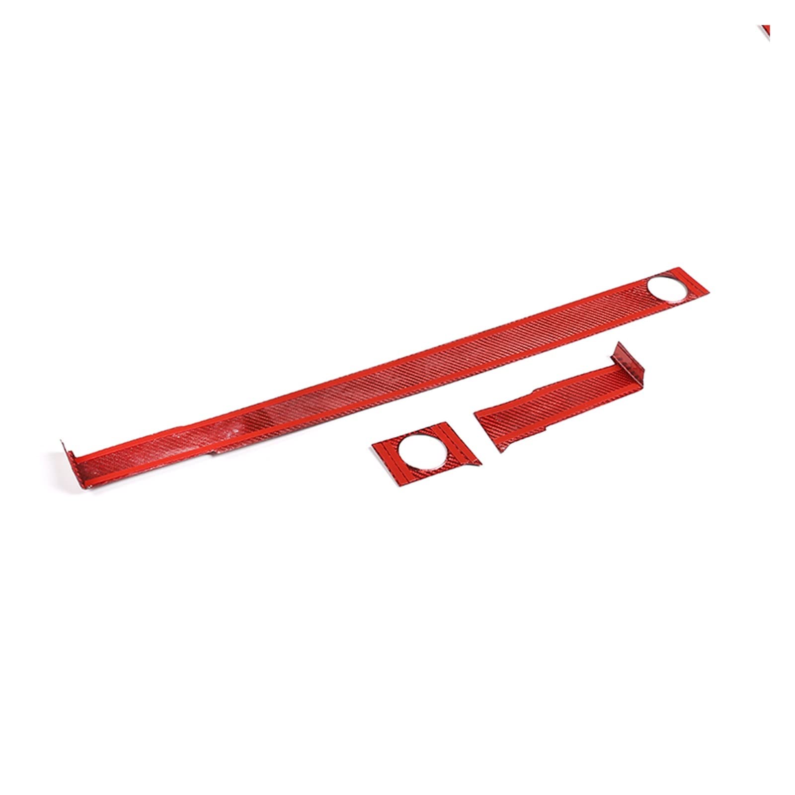 for Range for Rover for Sport RR for Sport 2014-2020 LHD RHD Car Center Console Dashboard Trim Strips Car Interior Mouldings(LHD-Red Pattern)