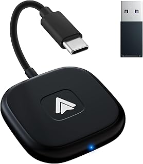 Android Auto Wireless Adapter, Android Auto, Wireless Android Auto for OEM Factory Wired Android Auto Cars Plug & Play Easy Setup,Converts Wired Android Auto to Wireless.