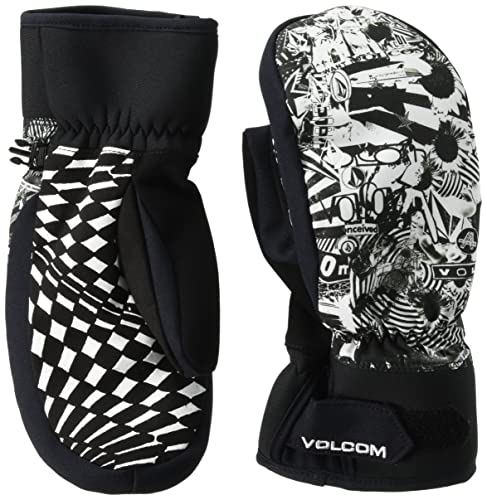 Volcom Herren V.co Nyle Mitt Handschuhe, Schwarz, Weiß, M Cover