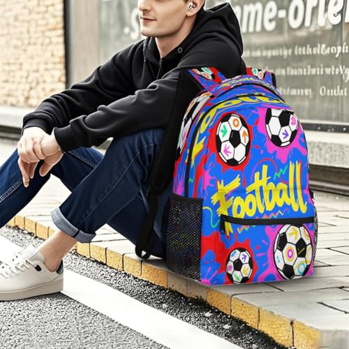 Mochila ligera de fútbol para instituto y viajes de fin de semana 7