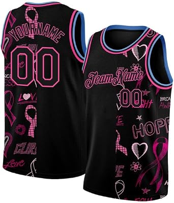 Personalized Basketball Tank Top, Custom Name and Number Jersey, Royal White 3D Pattern Design Seashells