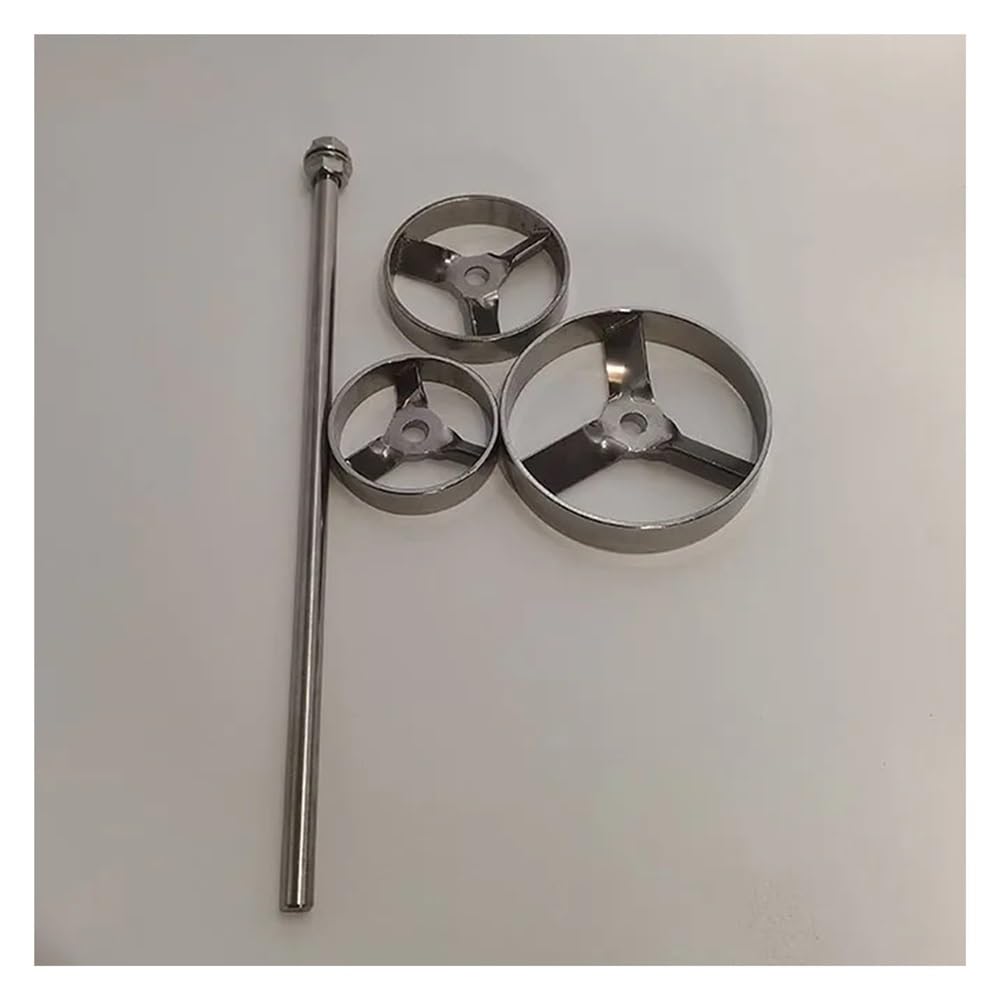 Strumenti da laboratorio e attrezzature 1 set di agitatori a pale in acciaio inossidabile DIA50mm/60mm/80mm dotati di asta for laboratorio(Disk 80mmx300mm rod)
