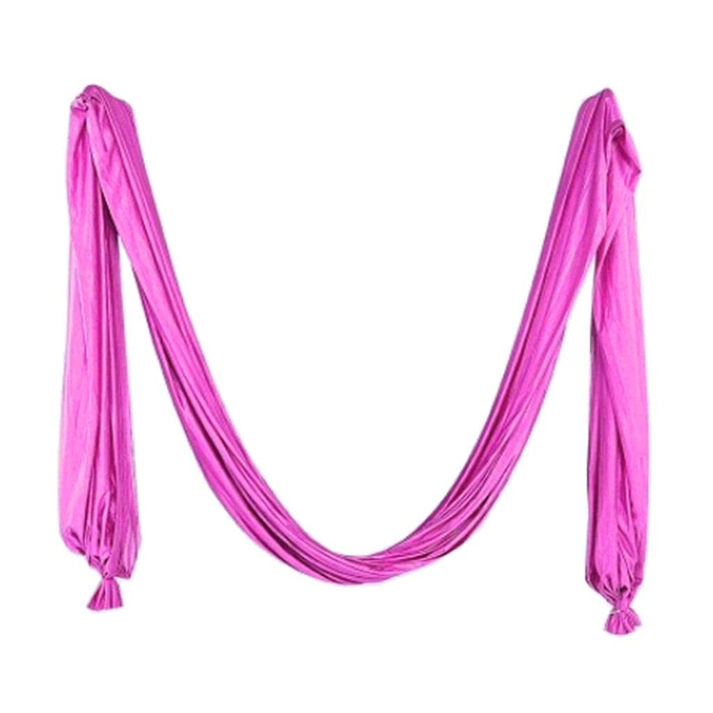 Pilates Yoga Volante Altalena Yoga Aerial Yoga Amaca Tessuto di Seta Rosa Rosso
