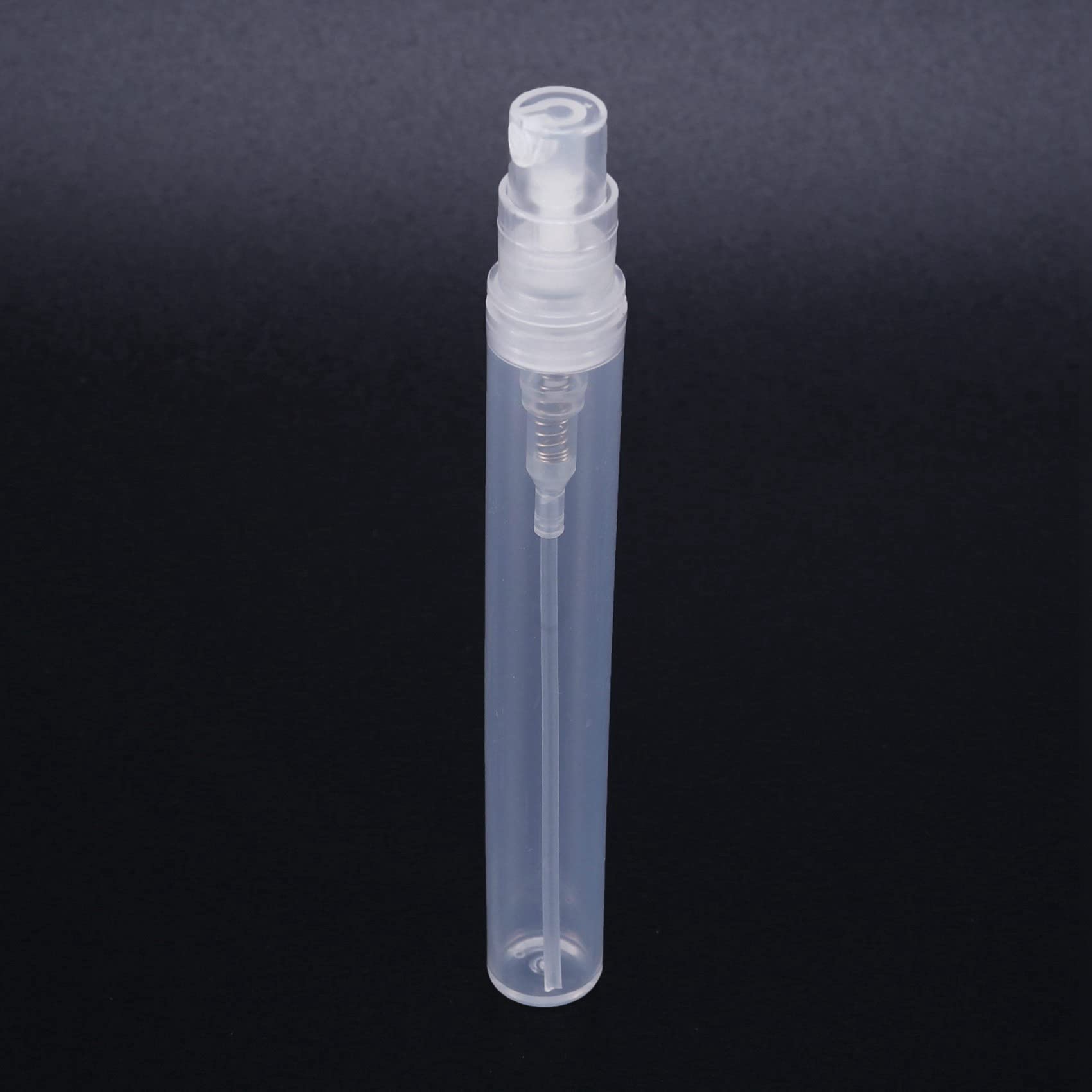 300 Stück/Set 5 ml leere transparente Kunststoff-Sprühflasche für Make-up, Parfüm, Zerstäuber, nachfüllbar