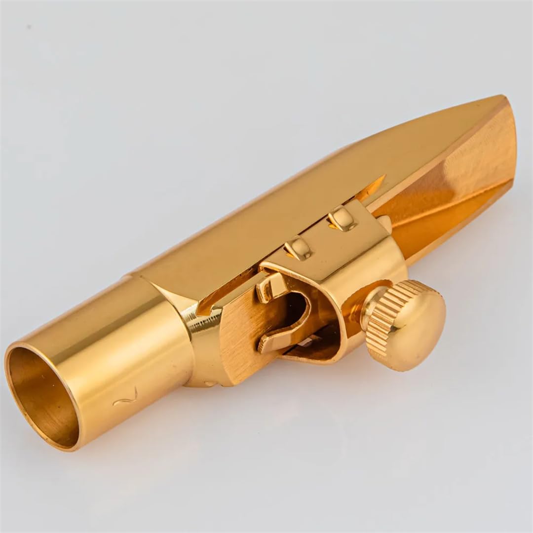 Boquilla para saxofón alto soprano tenor para accesorios de saxofón Tenor dorado 5