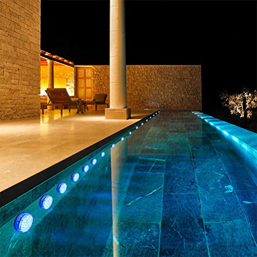 Mobestech 4 Pcs SubmersÃ­vel Luzes Led Com Controle Remoto Ã  Prova D 'Ãgua SubaquÃ¡tica Luzes Led