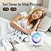 MICOCIOUS Bluetooth Portable Home CD Music Player with Remote Control, Timer, Built-in Speakers and LED Display - FM Radio Boombox (White)