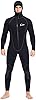Wetsuits Men's Ultra Stretch 7Mm Neoprene Wetsuit, Winter Warm Front Zip Full Body Diving Suit for Snorkeling Scuba Diving Swimming Surfing ❑