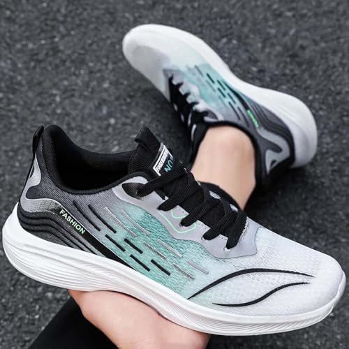 Chaussures de course baskets athlétiques légères pour la marche et sport décontracté à lacets