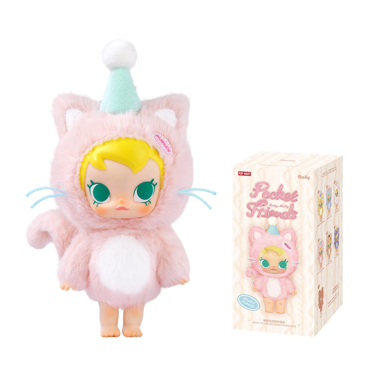 POP MART Baby Molly Pocket Friends Series 1Box Articulated Character Premium Design Gifts for Women Fan-Favorite Collectible Toy Art Toy Action Figure