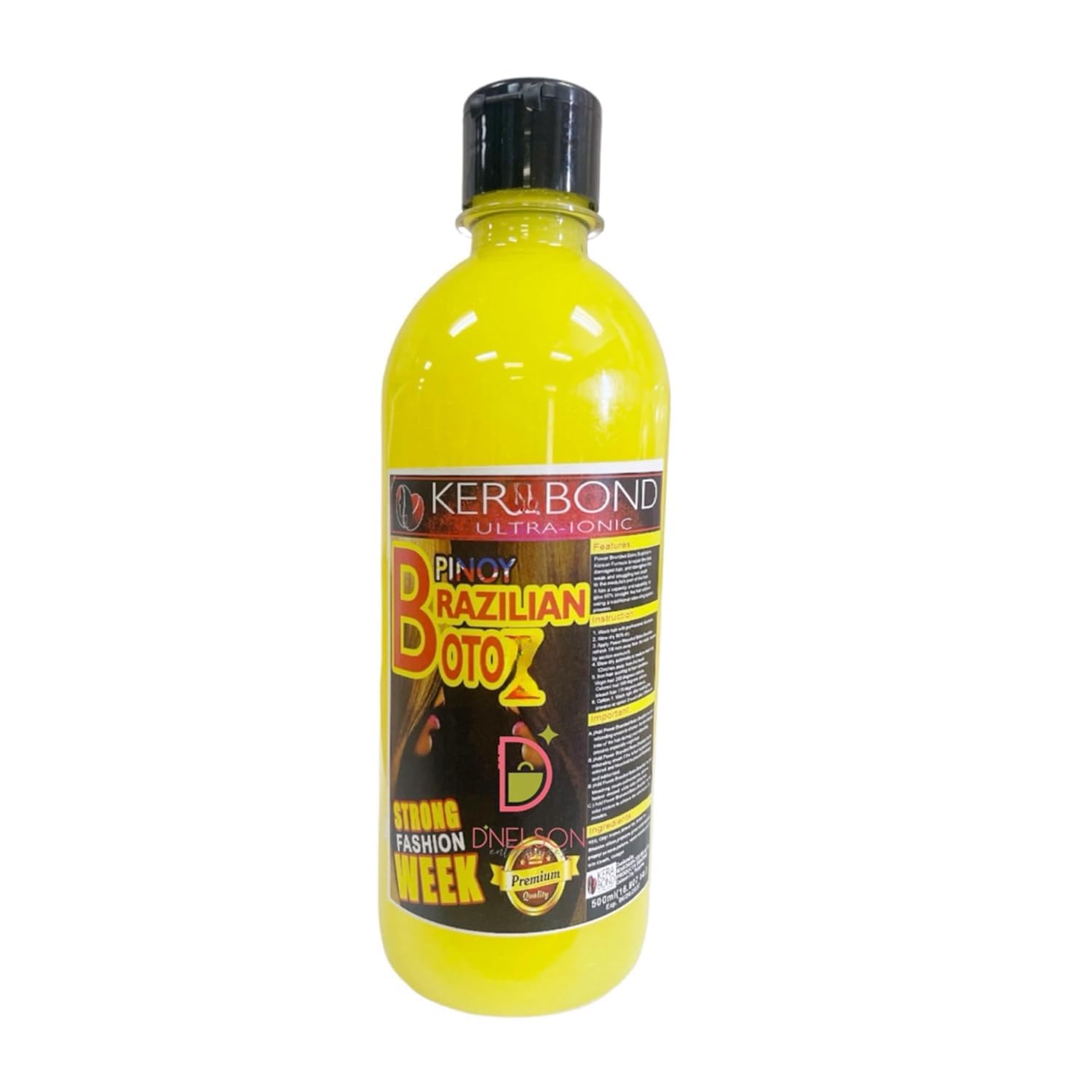 Amazon.com: Just Pinas - Bottle KERA BOND Pinoy Brazilian Hair Bo