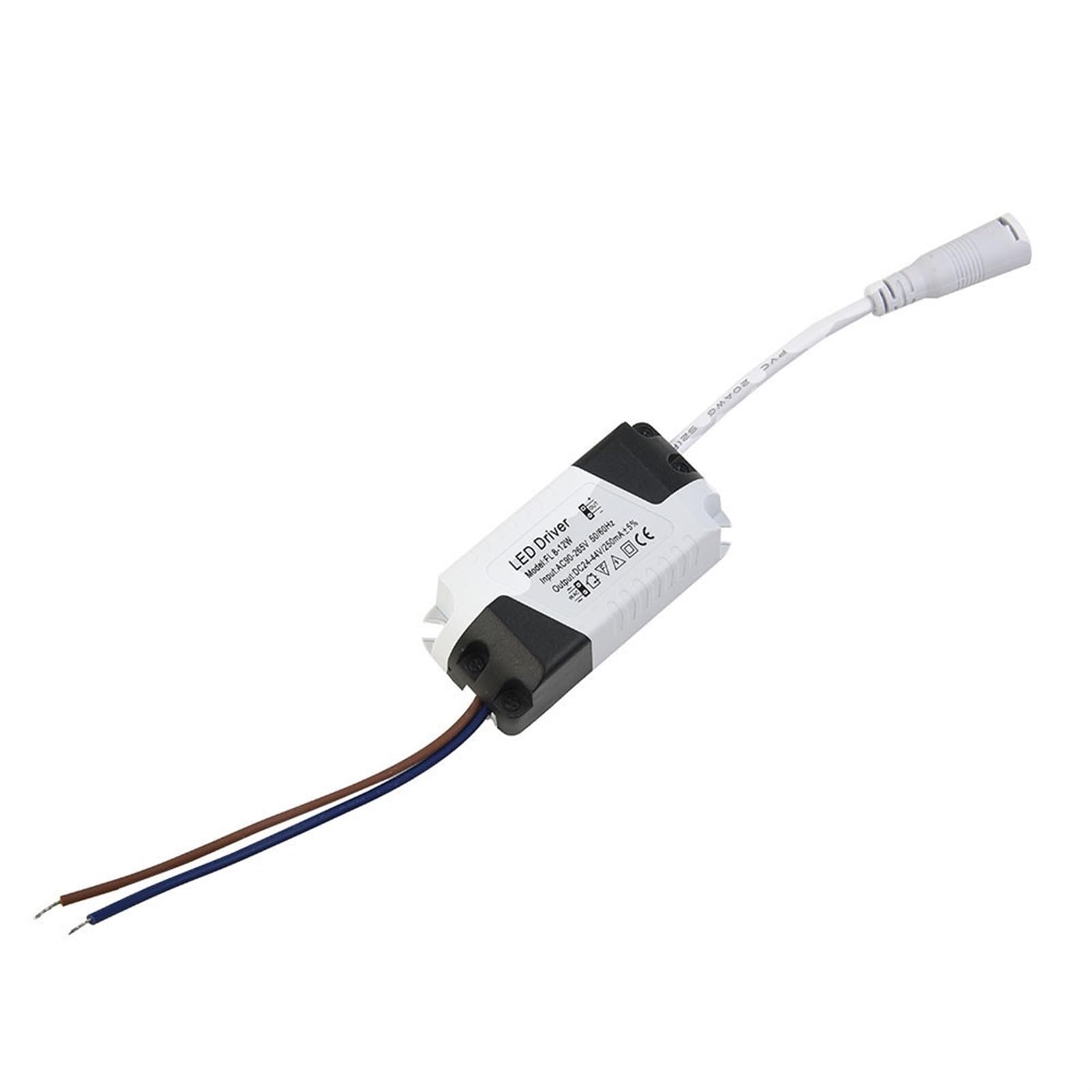 FCARUMIQP LED Panel Driver Constant Current 3W 6W 12W 18W 24W Power Supply Plastic AC 90-265V Home Improvement(8-12W)