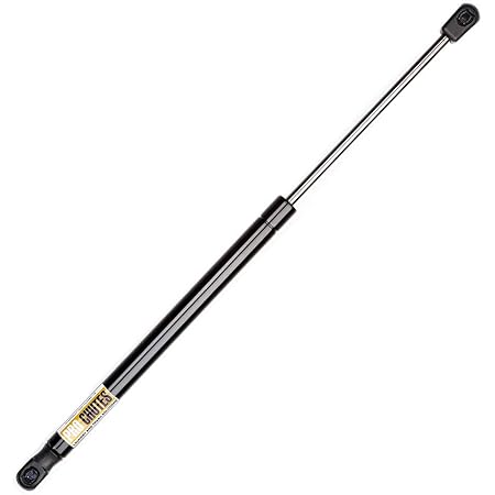 Trash chute hydraulic closer door parts. 17 inch extended gas piston closure for bottom hinged garbage & laundry intake doors. Hardware by Pro Chutes.