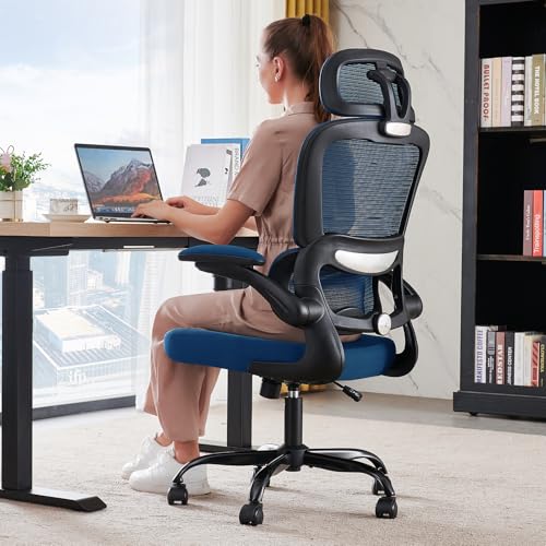 TRALT Office Chair Ergonomic Desk Chair, 330 LBS Home Mesh Office Desk Chairs with Wheels,...