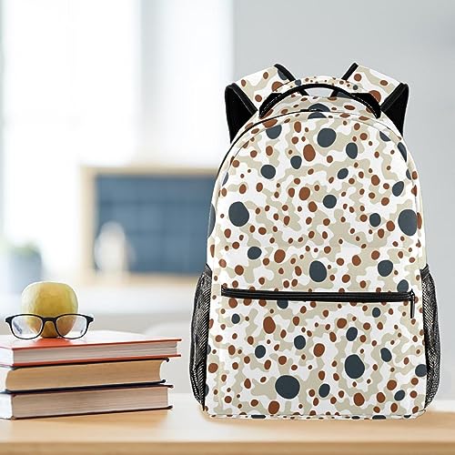 Sac à dos à pois géométriques Campus multicolore pour enfant