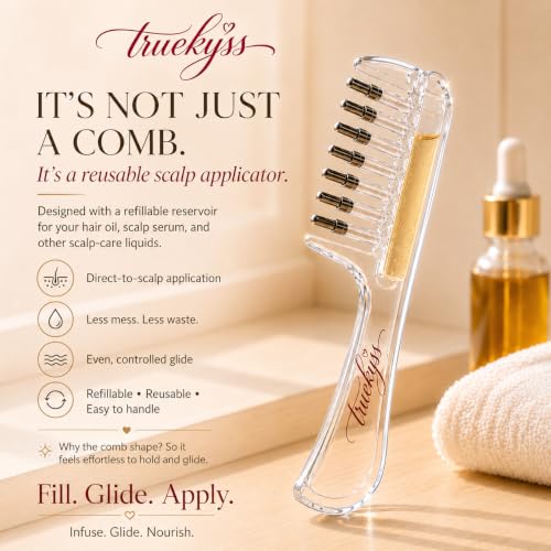 TRUEKYSS Hair Oil & Serum Applicator Comb - Image 6