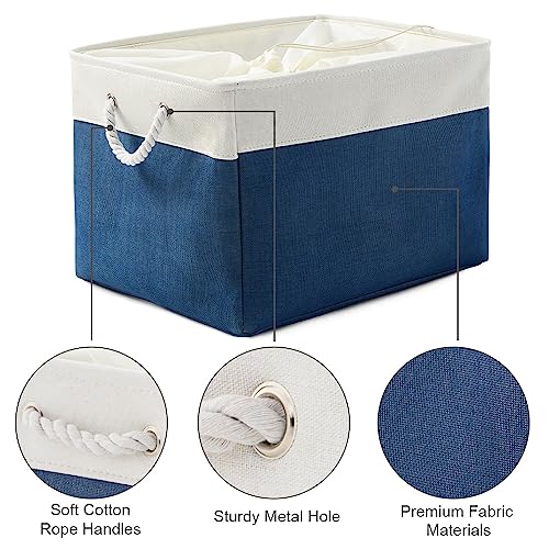 image for TheWarmHome Organization and Storage Basket for Shelves - Jumbo 3 Pack