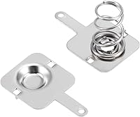 Vista 1 de uxcell 20 pares AA batería positiva conversión negativa primavera contacto niquelado placa 0.444 inx0.453 in