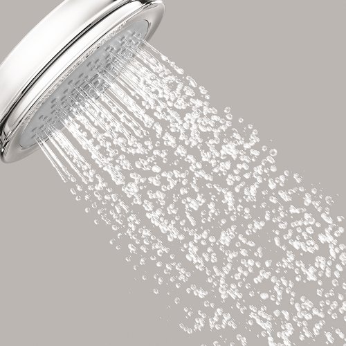 Hansgrohe Croma 100 Classic 5-Inch Showerhead Easy Install Classic 3-Spray Full, Pulsating Massage, Intense Turbo Easy Clean With Quickclean In Chrome, 04070000,Small #TOP2