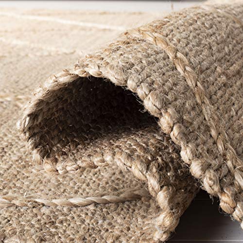 Tapete decorativo rectangular 6x9 ft SAFAVIEH natural miniatura 6