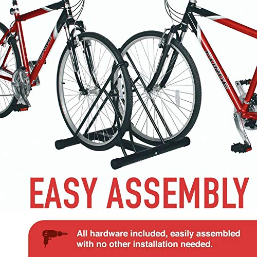 Edressme Large Bicycle Stand Storage Rack Mountable Dual Sides Indoor Outdoor Use #TOP3
