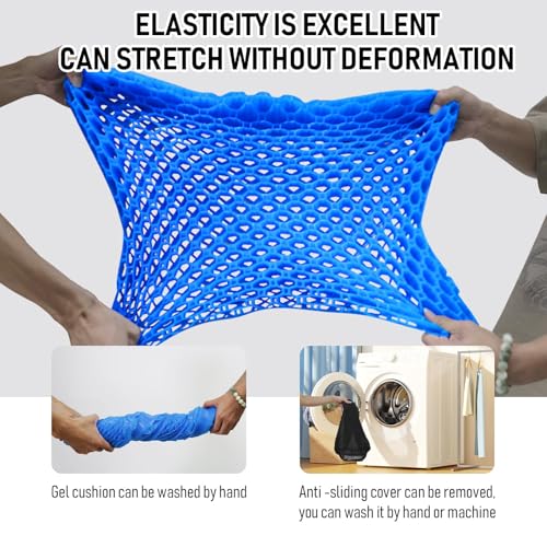 NEW-Vi Anti-Slip Kayak Seat Cushion - Double Thicken Gel Boat Cushion, Waterproof Kayak Gel Seat Cushion, Coccyx Sciatica Pain Relief, Kayak Accessories for Fishing, Kayak Fishing Accessories by NEW-Vi - Used condition - Image 5