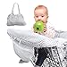 Funda protectora universal para carrito de la compra, para trona y cesta de la compra, con bolsa de transporte y cinturón de seguridad, asiento de asiento