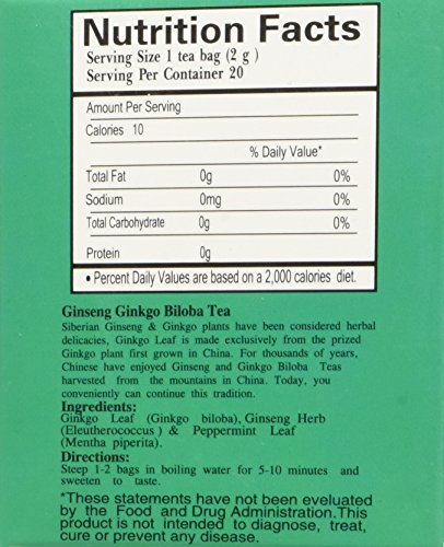 Royal King Ginseng Ginkgo Biloba Tea thumb #1