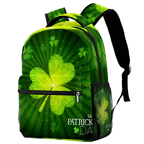 Sac à dos école trèfle Saint-Patrick pour garçon fille léger