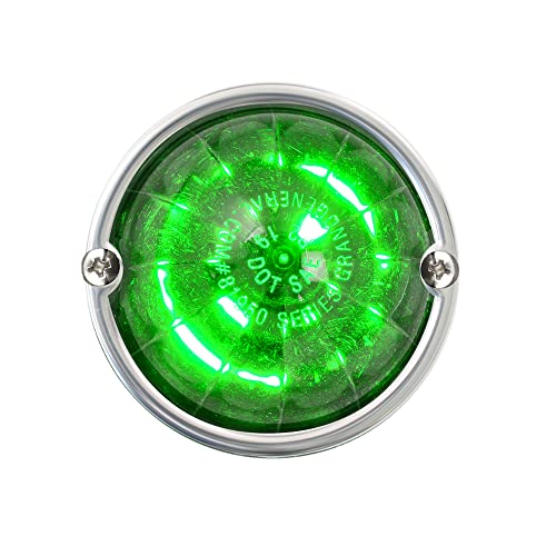 Lámpara LED Classic Watermelon Green/Smoke con bisel acero miniatura 3