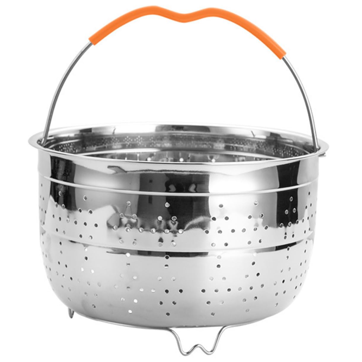 Cesta Vaporera de Acero Inoxidable para Lavar Frutas y Verduras