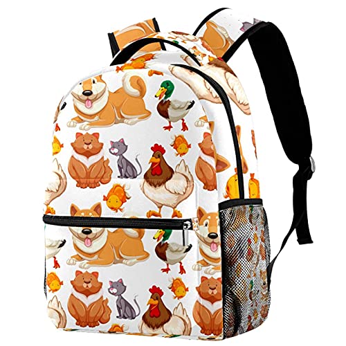 Sac à dos pour canard et coq mignon pour éviter de perdre les accessoires de sortie