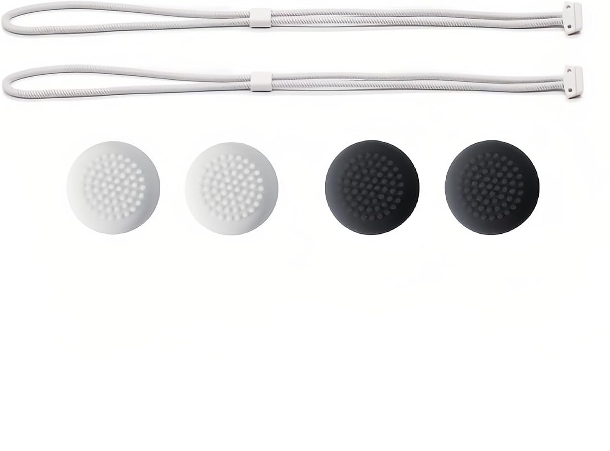 2 PCS Replacement Hand Straps for Meta Quest 3S, Quest 3 Controller – Comfortable, Secure, and Easy to Install with 2 Pair Thumb Grip Caps