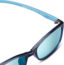 Pilestone Color Blind Glasses TP-022 for 10 Year Old Kids (Titanium Coated) Anti-UV