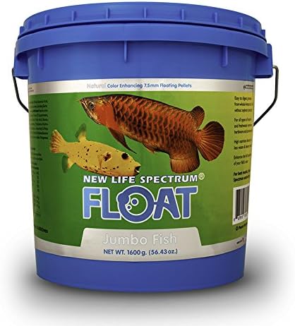 New Life Spectrum Float Jumbo Fish 7.5 mm. Pellet 1600 G Millet, 1 Count, One Size