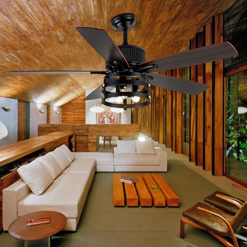 Uaikiea OUTDOOR CEILING FANS FOR PATIOS Farmhouse Rustic Ceiling Fans thumb #8