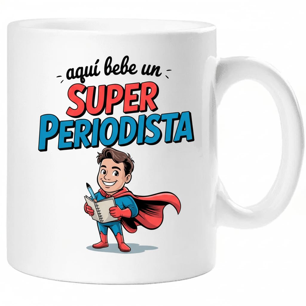 Taza SUPER POLICÍA – Regalo Original para POLICÍA | Taza de Cerámica 325ml con Diseño Superhéroe | Apta Microondas y Lavavajillas — view 83