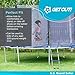 Get Out! Trampoline Ladder, 43in, Accommodates More Sizes of Trampolin – 2 Flat Step Ladder for Kids
