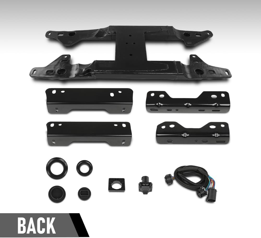 G-PLUS Gooseneck Hitch Prep Package Compatible with Ford F250 F350 F450 F550 Super Duty Truck 2017-2022 Fit 6.75' or 8' Bed Lengths LC3Z-5F057-A Black