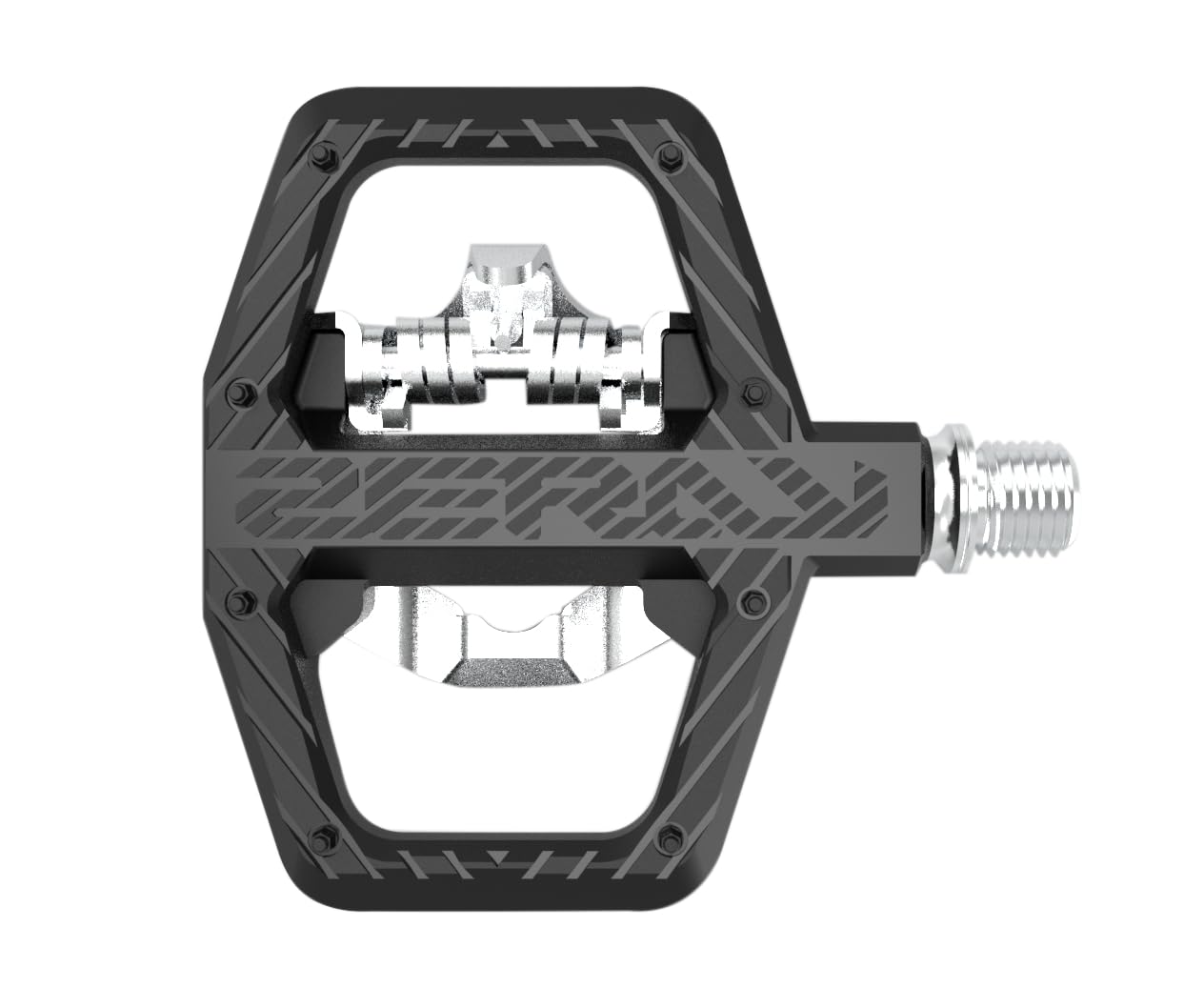 ZERAY ZP-D106 | Pedali automatici e piattaforma per ghiaia e MTB in fibra di carbonio + SCM435 con tasselli
