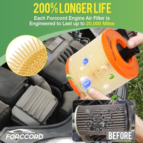 Image of Cabin & Engine Air Filter Fit for Chevrolet Cruze 1.4L 2016-2019 (Not For Limited), Cadillac ATS V6 3.6L 2016-2019 Activated Carbon Cabin Filter Replace#CF11966 13367308 Car Accessories