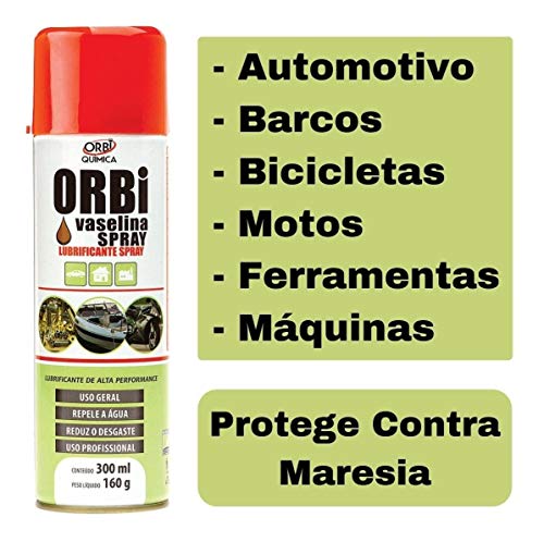 Vaselina Spray Lubrificante De Alta Performace 300ml - 6 Und
