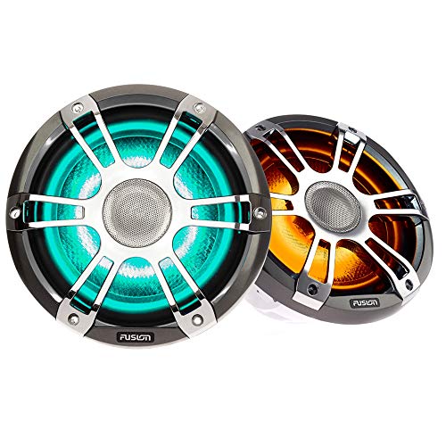 Image of Fusion Signature Series 3, SG-FL882SPC Sports Chrome 8.8-inch Marine Speakers, with CRGBW LED Lighting, a Garmin Brand
