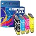Produktbild Tito-Express PlatinumSerie 4 Patronen als Ersatz für Epson 603XL 603 XL | Kompatibel mit Workforce WF-2810 DWF WF-2830 DWF WF-2835 DWF WF-2850 DWF | Black 17ml, Color je 15ml XXL-Inhalt