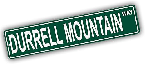Vista 216 de Ohio Mountains Pick Your Mountain Compatible/repuesto para Ballards Hill United States Mountain Aluminio Metal Tin Street Sign Style decoración