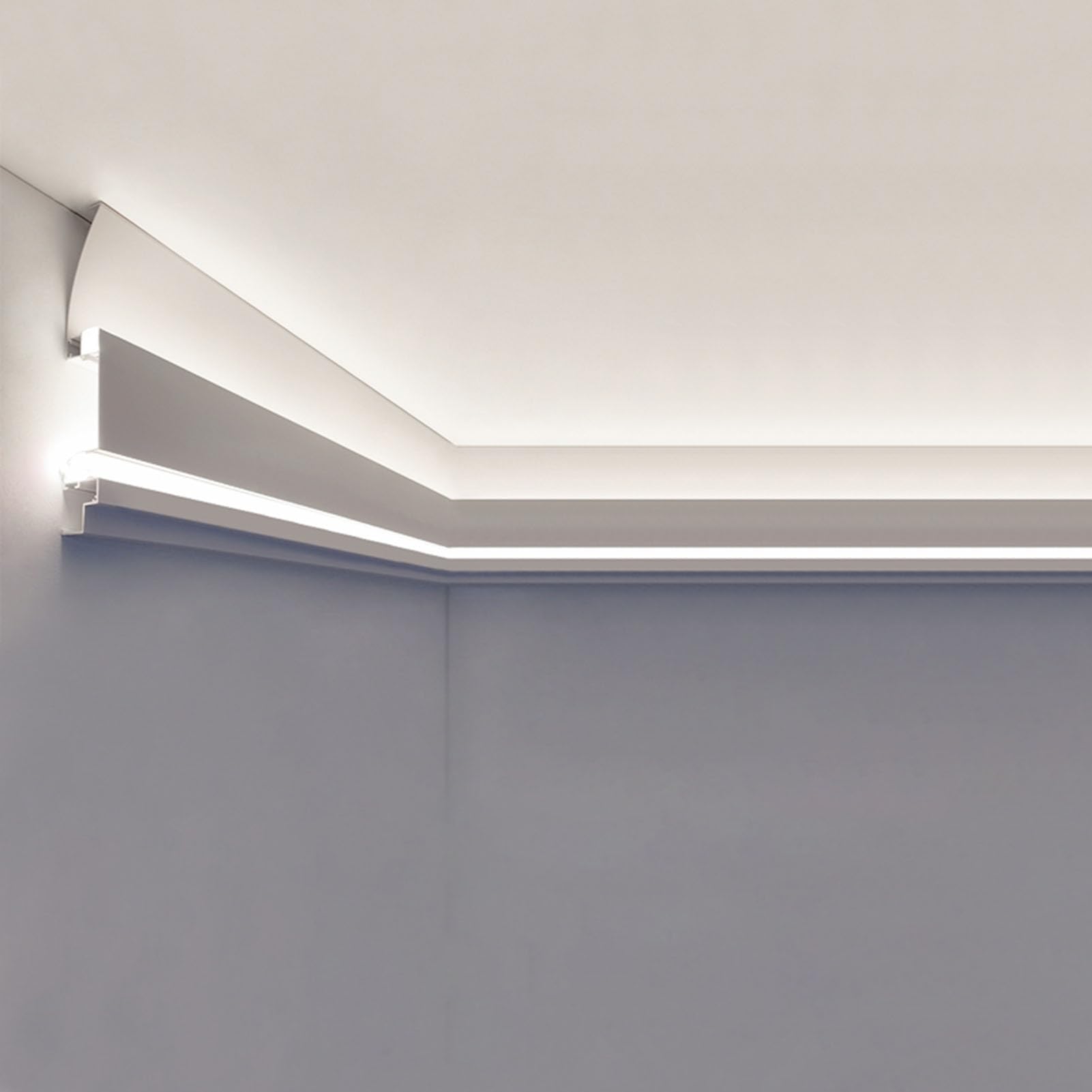 Aluminiowy otwór biały natynkowy kanał LED do dekoracji domu 1,5 m taśma LED profil świetlny do salonu i sypialni