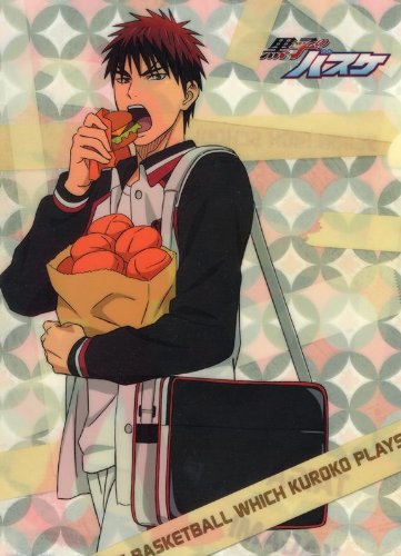 黒子のバスケ クリアファイルB 【火神大我／ジャージシルエット】 藤巻忠俊