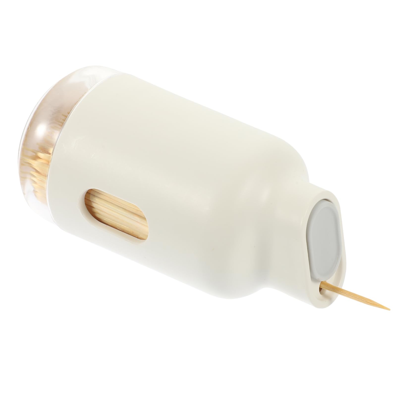 KOMBIUDA Wooden Toothpicks Toothpick Holder Jar Travel Toothpick Containers - Toothpick Container Mint Toothpicks Desktop Stand Home Accents Decor Traveling Accessories Gum Like Pp