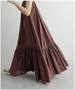 長谷川京子さんコラボ】ボリュームマキシワンピース（Amazon.co.jp 